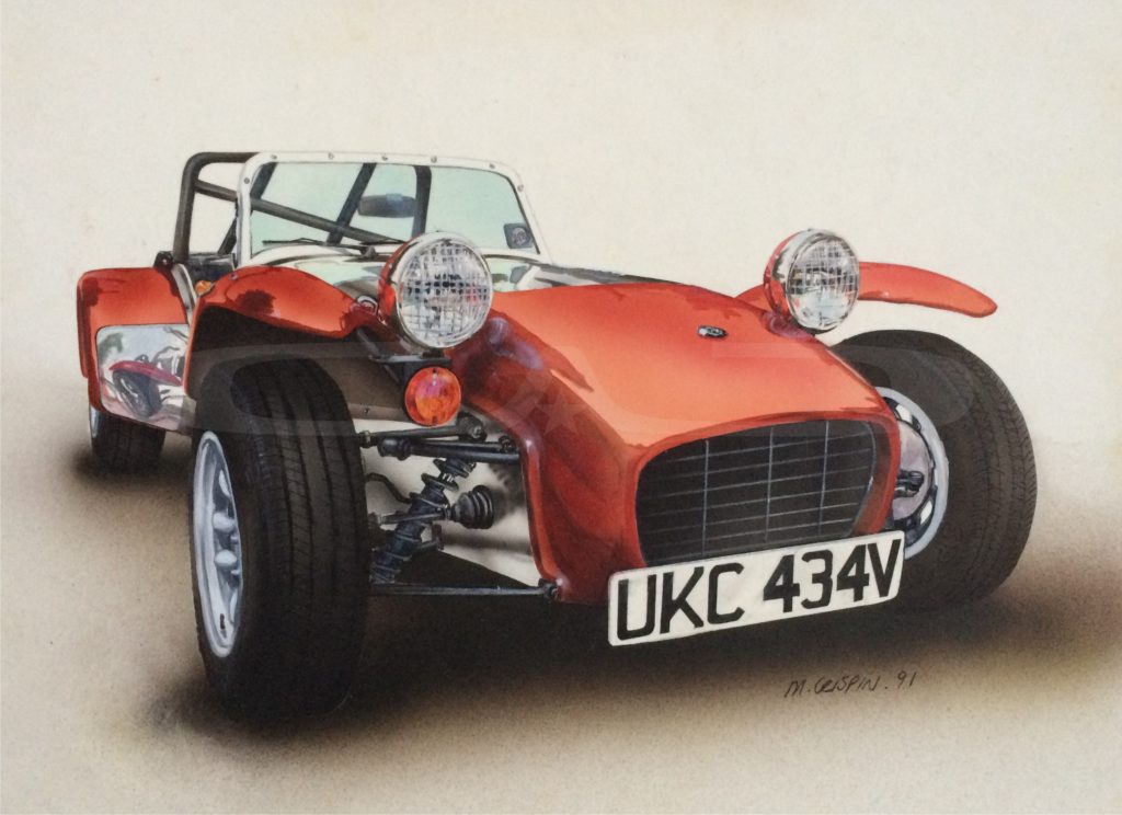 Airbrushed Caterham Seven